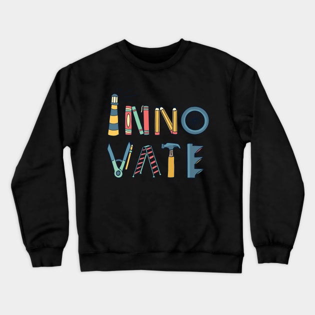 innovation awesome unique design Crewneck Sweatshirt by Midoart